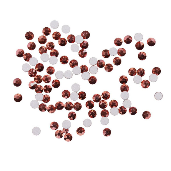 Стрази для нігтів Komilfo Rose Gold (розмір 10), 100 шт