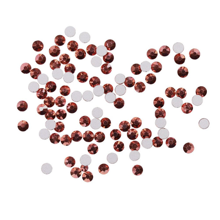 Стразы для ногтей Komilfo Rose Gold (размер 10), 100 шт