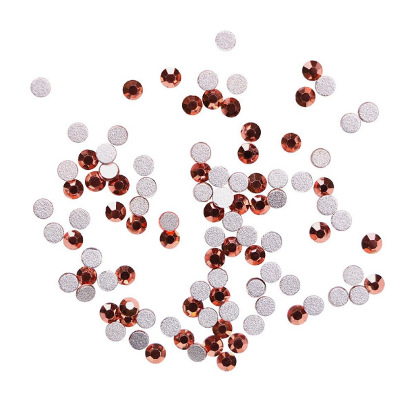 Стразы для ногтей Komilfo Rose Gold (размер 4), 100 шт