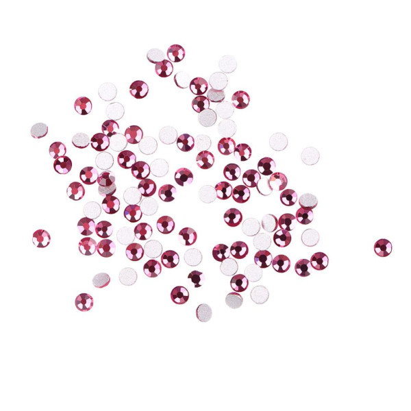 Стрази для нігтів Komilfo Rose (розмір 6), 100 шт
