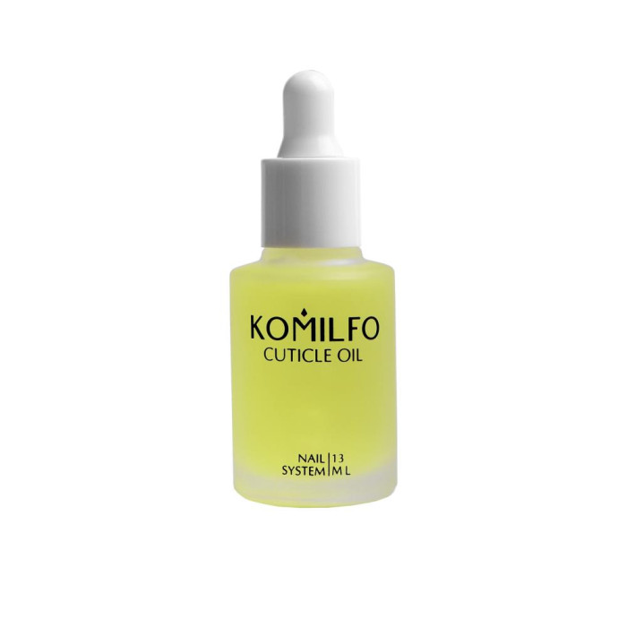 Komilfo Cuticle Oil - олія для кутикули з піпеткою, цитрус, 13 мл