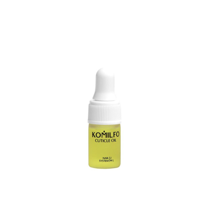 Komilfo Cuticle Oil -  масло для кутикулы с пипеткой, цитрус, 2 мл