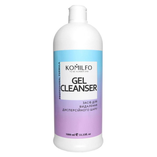 Средство для снятия липкого слоя Komilfo Gel Cleanser, 1000 мл