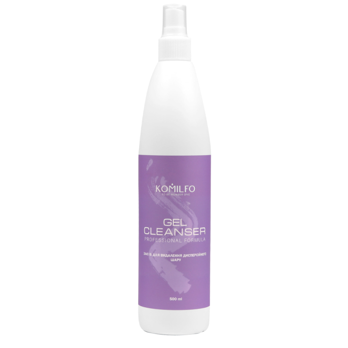 Засіб для зняття липкого шару Komilfo Gel Cleanser, 500 мл
