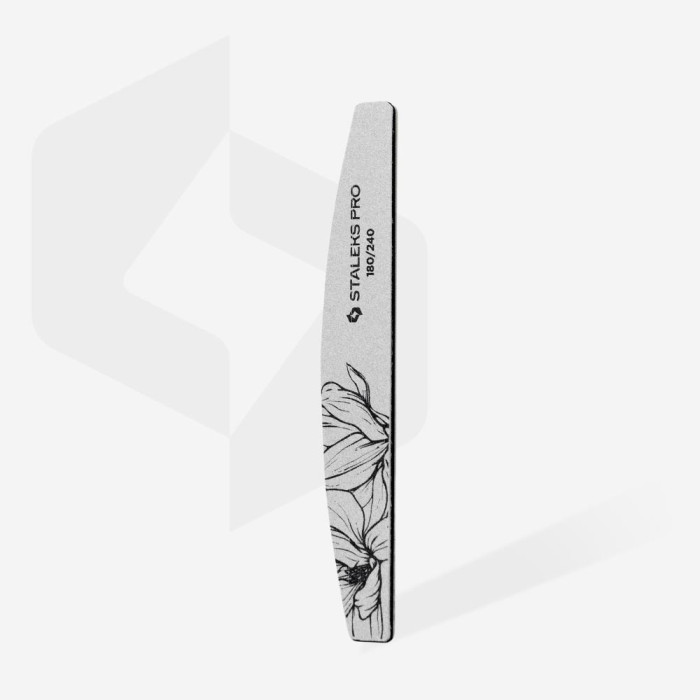 Пилка полумесяц минеральная Staleks Expert 40 180/240 грит