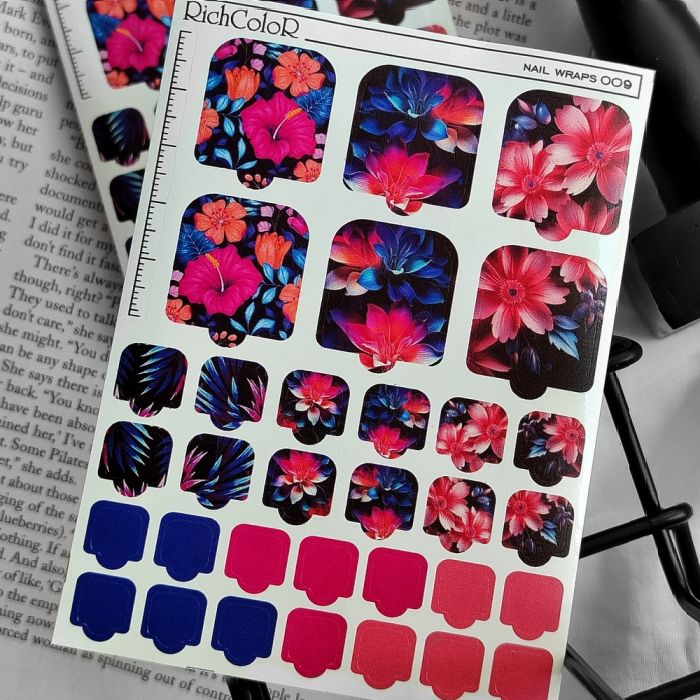 Пленка для педикюра RichColor Nail Wraps 009