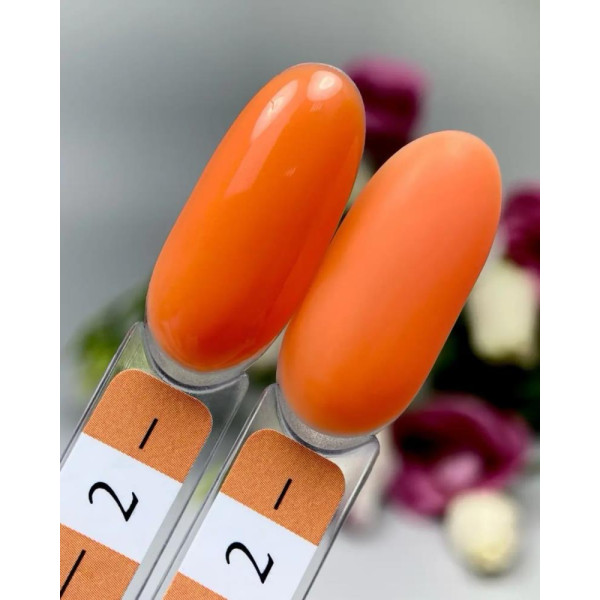 Crooz NEON Liquid Polygel №02 - рідкий полігель, оранжевий неон, 15 мл