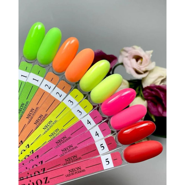 Crooz NEON Liquid Polygel №04 - рідкий полігель, рожевий неон, 15 мл