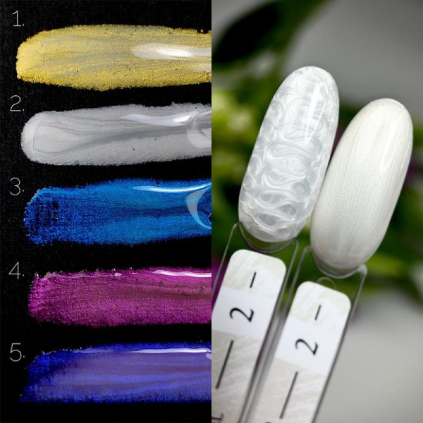 Crooz PEARL Liquid Polygel №02 - рідкий полігель, перлинний із білим відливом, 15 мл