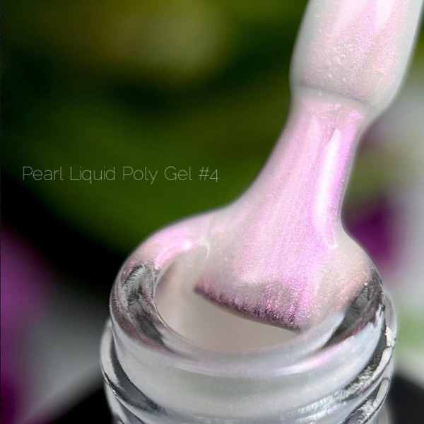 Crooz PEARL Liquid Polygel №04 - рідкий полігель, перлинний із рожевим відливом, 15 мл