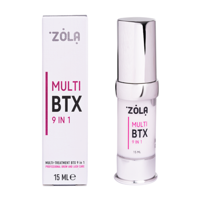 ZOLA Multi-Treatment BTX 9в1 - багатофункціональний преміальний засіб для брів і вій, 15 мл