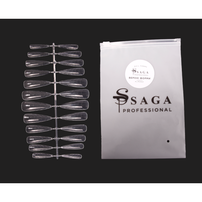 Верхние формы Saga Professional - Almond (миндаль), 24 шт.