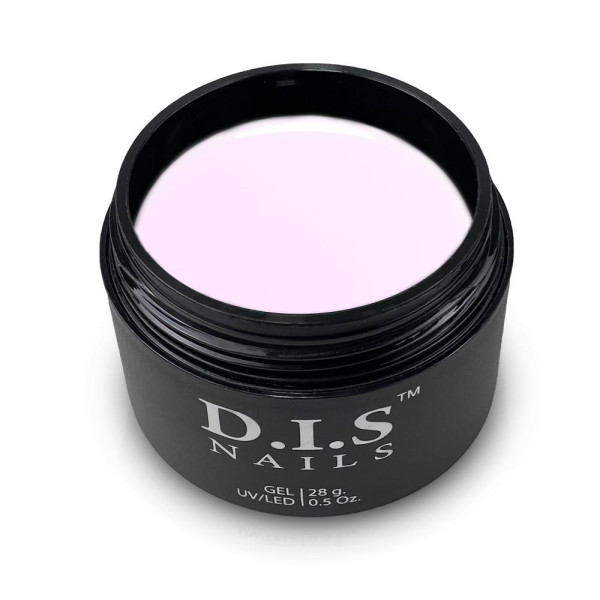 DIS Nails Builder №030 - моделювальний гель, щільний білий із рожевинкою, 28 г