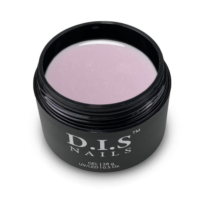 DIS Nails Builder №031 - моделирующий гель, нюд с полупрозрачной мелкой слюдой, 28 г