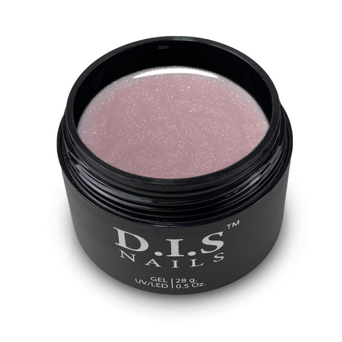 DIS Nails Builder №035 - моделирующий гель, жемчужный нюд с шиммером, 28 г