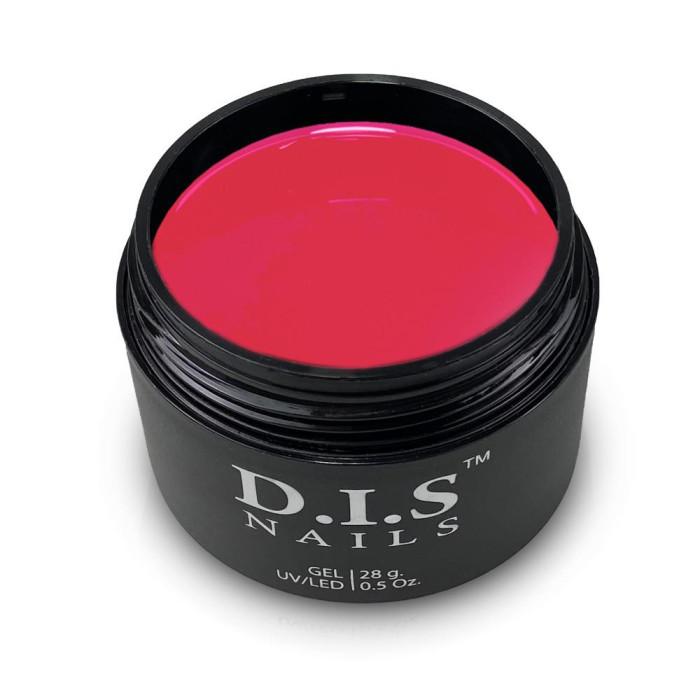 DIS Liquid Neon Gel №04 - рідкий моделювальний гель, яскравий неоновий рожевий, 28 г