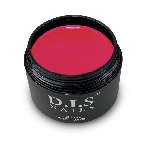 DIS Liquid Neon Gel №06 - рідкий моделювальний гель, насичений малиновий неон, 28 г
