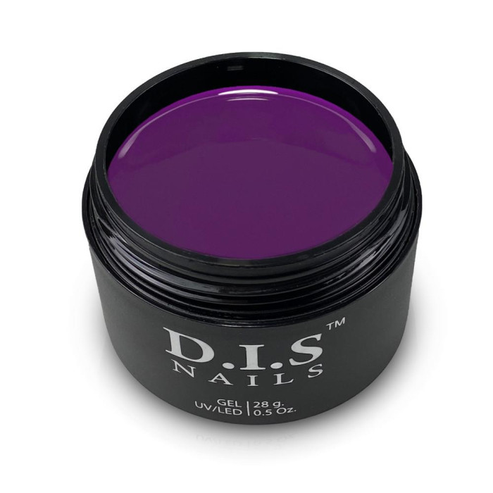 DIS Liquid Neon Gel №07 - жидкий моделирующий гель, фиолетовый неоновый, 28 г