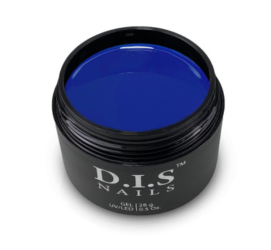 DIS Liquid Neon Gel №10 - жидкий моделирующий гель, синий неон, 28 г