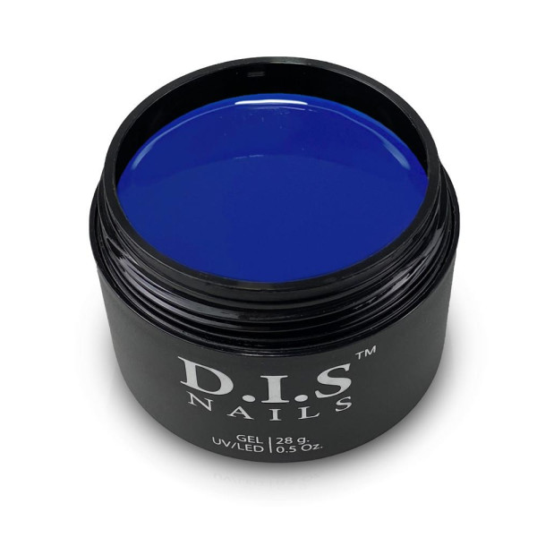 DIS Liquid Neon Gel №10 - жидкий моделирующий гель, синий неон, 28 г