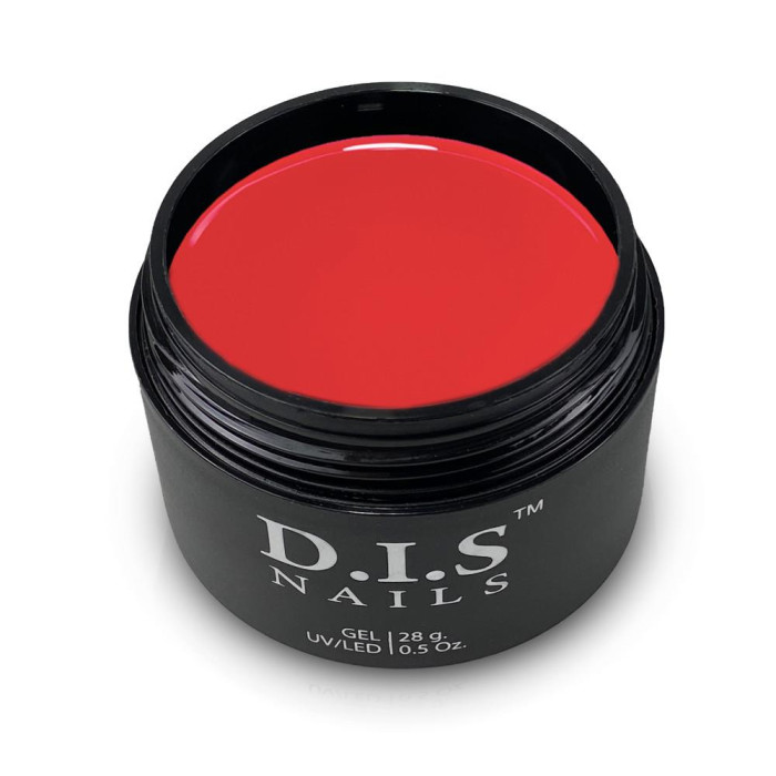 DIS Liquid Neon Gel №12 - рідкий моделювальний гель, дуже яскравий рожевий неон, 28 г