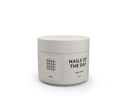База з нейлоновими волокнами NAILSOFTHEDAY Base Fiber, прозора, 30 мл