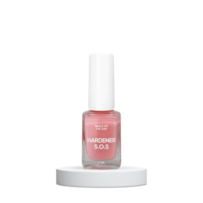 Укрепитель для ногтей NAILSOFTHEDAY Nail Polish Hardener S.O.S, с кальцием, 11 мл