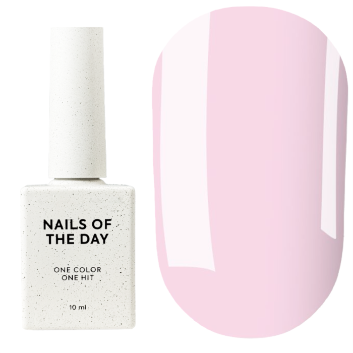NAILSOFTHEDAY Color Top №01 - камуфлюючій топ без липкого шару, ніжно рожевий, 10 мл