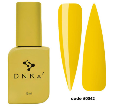 DNKa Liquid Acrylgel №0042 Seychalles - рідкий акрил-гель, теплий жовтий неон, 12 мл