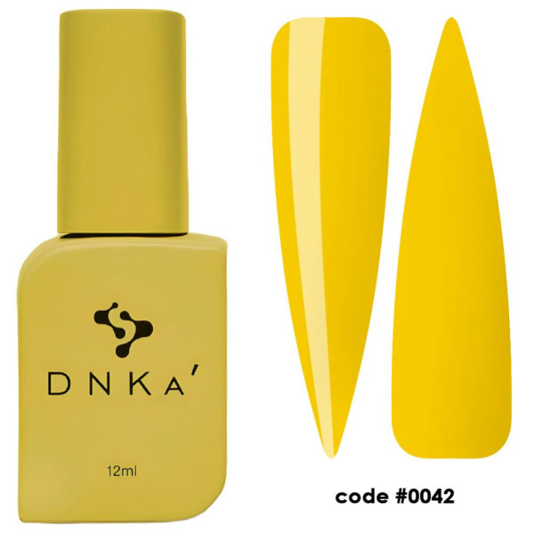 DNKa Liquid Acrylgel №0042 Seychalles - рідкий акрил-гель, теплий жовтий неон, 12 мл