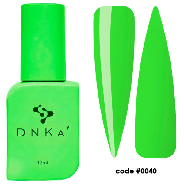 DNKa Liquid Acrylgel №0040 Bali - рідкий акрил-гель, салатовий неон, 12 мл