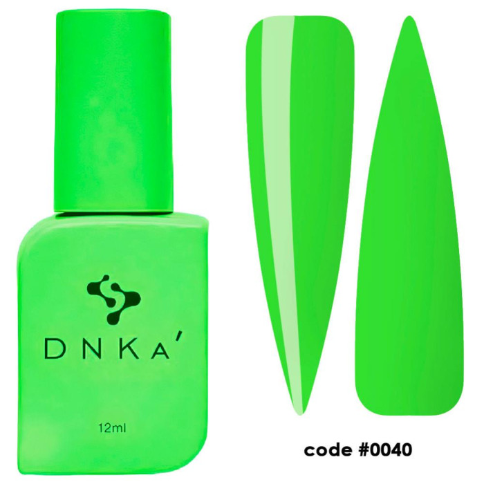DNKa Liquid Acrylgel №0040 Bali - рідкий акрил-гель, салатовий неон, 12 мл