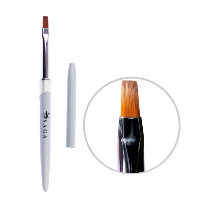Пензель Saga Professional New №07, Квадрат - 10 мм