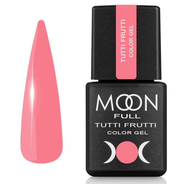 Гель-лак Moon Full Tutti Frutti Color Gel №921, світло-кораловий, 8 мл