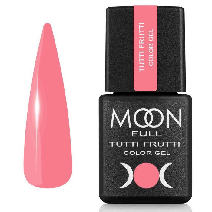 Гель-лак Moon Full Tutti Frutti Color Gel №921, світло-кораловий, 8 мл