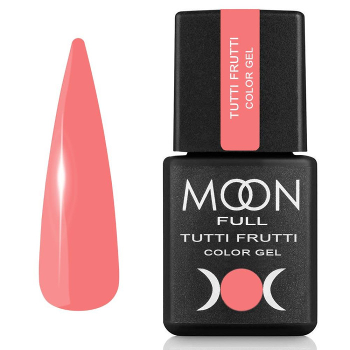 Гель-лак Moon Full Tutti Frutti Color Gel №922, блідо-кораловий, 8 мл