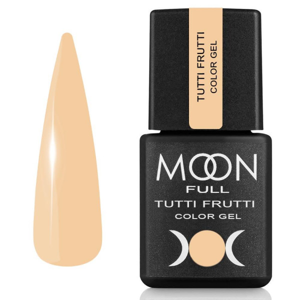 Гель-лак Moon Full Tutti Frutti Color Gel №923, світло-персиковий, 8 мл