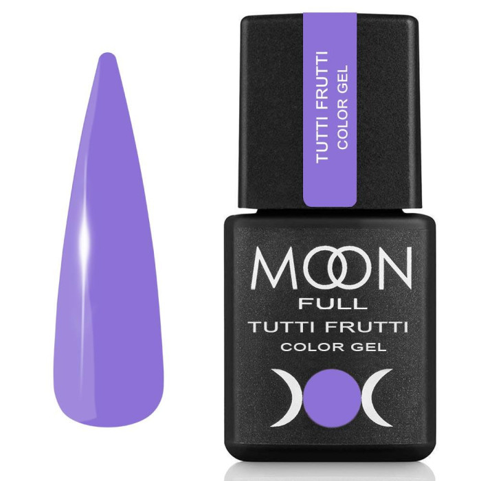Гель-лак Moon Full Tutti Frutti Color Gel №930, лавандовий, 8 мл