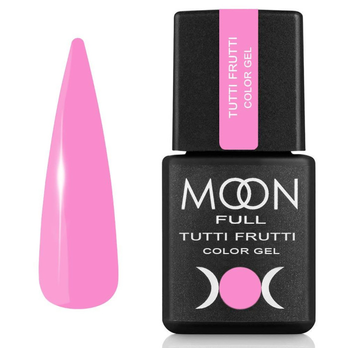 Гель-лак Moon Full Tutti Frutti Color Gel №931, рожевий, 8 мл