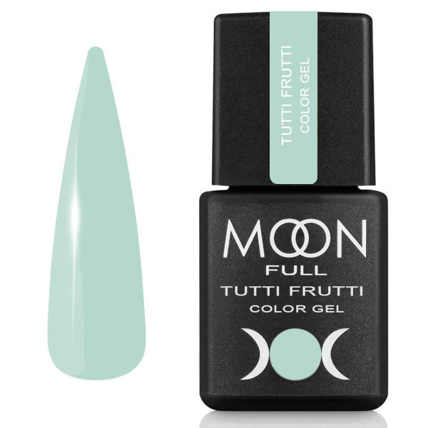 Гель-лак Moon Full Tutti Frutti Color Gel №936, світло-м'ятний, 8 мл