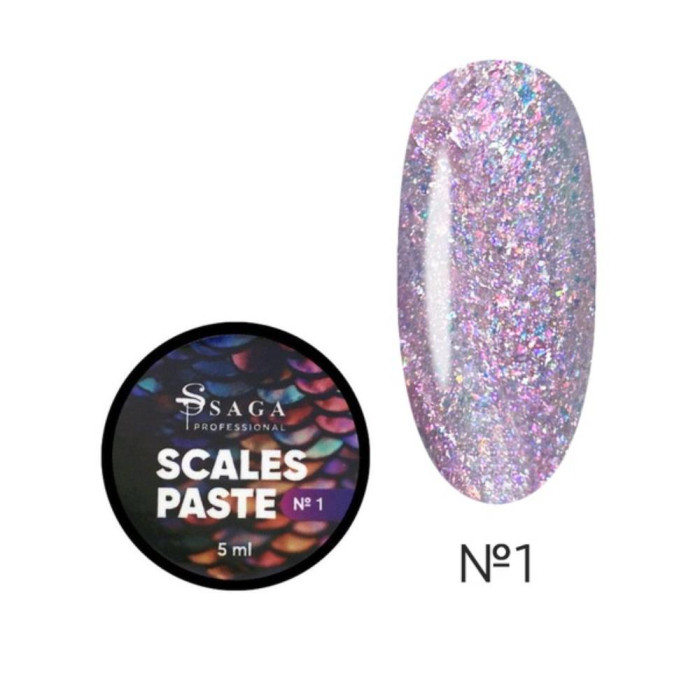 SAGA Professional Scales Paste №01 - гель-паста, бузкова, 5 мл