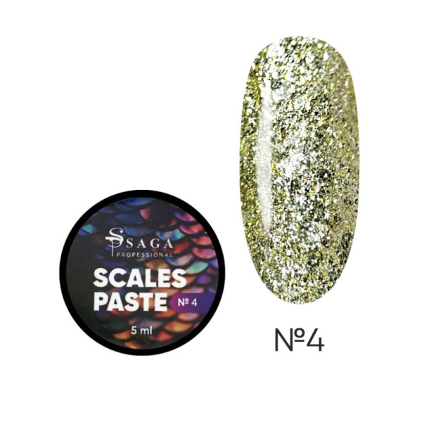 SAGA Professional Scales Paste №04 - гель-паста, золота, 5 мл