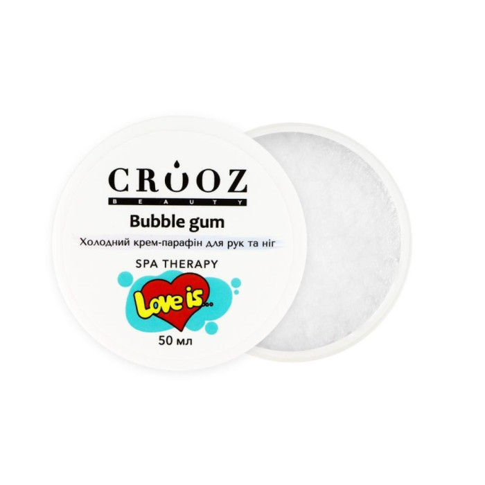 Холодный крем-парафин для рук и ног Crooz - Bubble Gum, 50 мл