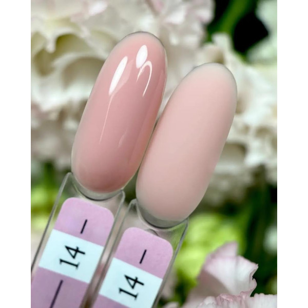 Crooz Liquid Polygel French №14 - рідкий полігель, рожевий, 15 мл