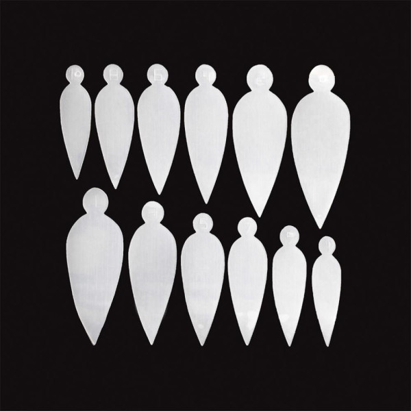 Силіконові молди DNKa Professional Nail Molds #0001, 36 шт.