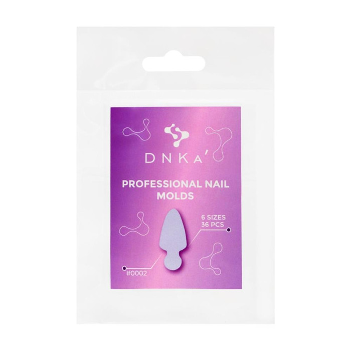Силіконові молди DNKa Professional Nail Molds #0002, 36 шт.