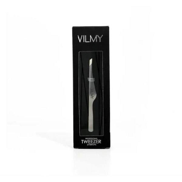 Професійний пінцет для брів VILMY SW-скошений (фігурний)