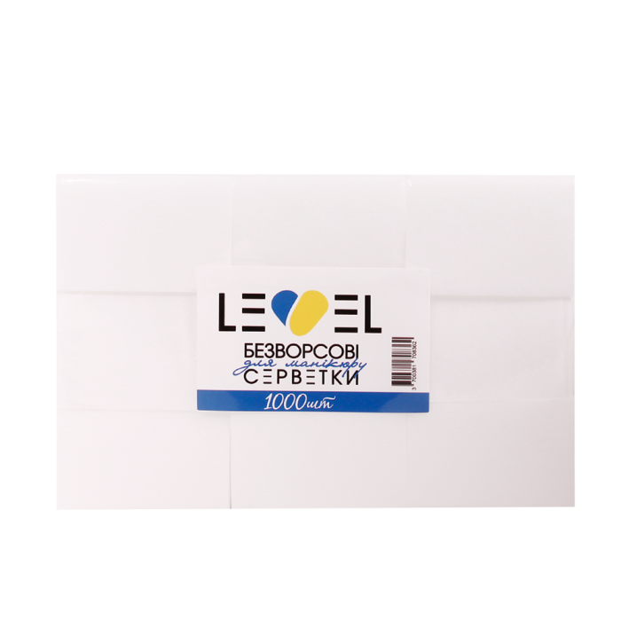 Салфетки безворсовые Level 4х6 см, упаковка 1000 шт