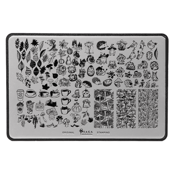Пластина для стемпінгу SAGA Professional №11 "Animal", тварини