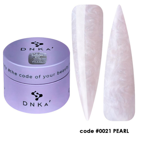 DNKa Builder Gel №21 Pearl - гель конструювальний, ніжно-рожевий перламутр, 30 мл